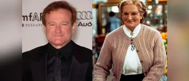 En la película 'Un papá por siempre', Williams encarna a un padre que en un intento desesperado por convivir con sus hijos, se hace pasar por la amorosa señora Doubtfire, una simpática anciana que asegura ser niñera. En la película 'Un papá por siempre', Williams encarna a un padre que en un intento desesperado por convivir con sus hijos, se hace pasar por la amorosa señora Doubtfire, una simpática anciana que asegura ser niñera.