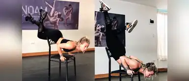 Instagram: Leslie Shaw tonifica su cuerpo con una silla ¡Tienes que verla! Instagram: Leslie Shaw tonifica su cuerpo con una silla ¡Tienes que verla!