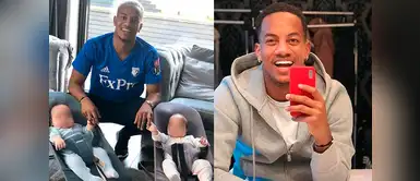 André Carrillo sorprende a seguidores con tierno video bailando salsa con su gemelo Instagram: André Carrillo enseñó a bailar a su bebé una salsa sensual