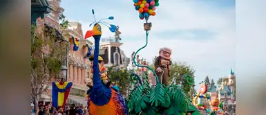 Los personajes de Up también se hicieron presentes Los personajes de Up también se hicieron presentes