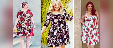 Los vestidos amplios y coloridos acentúan el busto y la cintura. Los vestidos amplios y coloridos acentúan el busto y la cintura.