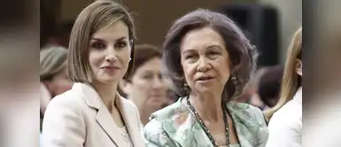 El empujón de la Reina Letizia a su hija Leonor / Libertad Digital Reina Letizia "agredió" a su hija para que se tome una foto con su abuela Sofía