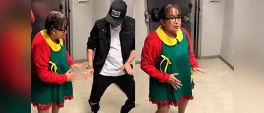 Actriz mexicana sorprendió con peculiar baile. YouTube: La Chilindrina aprende a bailar reggaetón y asombra con su talento