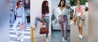 Outfits con zapatillas blancas para la oficina 5 outfits con zapatillas blancas que debes lucir en la oficina