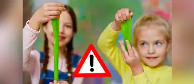 Aleja a tus hijos del slime. ¡Alerta! El slime puede causar graves daños en la piel de los niños