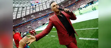 Controversial gesto de Robbie Williams en la ceremonia de apertura Mundial Rusia 2018: el polémico gesto de Robbie Williams en la ceremonia de inauguración