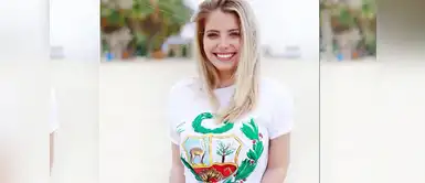 Flavia Laos alienta a la blanquiroja Instagram: Flavia Laos alienta a la selección peruana con original prenda