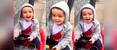 El video se viralizó en redes sociales Tierno bebé que alienta a la Selección Peruana causa furor en redes sociales