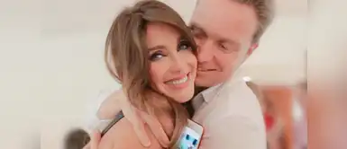 Anahí junto a su esposo Anahí junto a su esposo