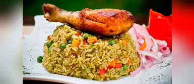 Arroz con pollo y crema huancaína Aprende a preparar un delicioso arroz con pollo con crema huancaína