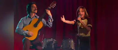 Óscar Jaenada interpretando a Luisito Rey en "Luis Miguel, la serie" Óscar Jaenada interpretando a Luisito Rey en "Luis Miguel, la serie"