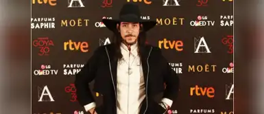Óscar Jaenada en los premios Goya Óscar Jaenada en los premios Goya