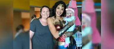 Gal Gadot visita hospital de niños con cáncer vestida de "Wonder Woman" Gal Gadot visita hospital de niños con cáncer vestida de "Wonder Woman"