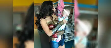 Gal Gadot visita hospital de niños con cáncer vestida de "Wonder Woman" Gal Gadot visita hospital de niños con cáncer vestida de "Wonder Woman"