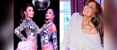 Thalía celebra el éxito de 'No me acuerdo' Thalía celebra las 100 millones de vistas de 'No me acuerdo' con un salto extremo