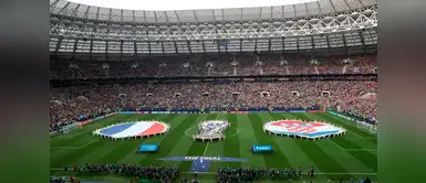 Clausura en el estadio de Luzhniki Clausura en el estadio de Luzhniki