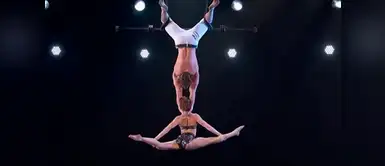 America's Got Talent fue escenario de un increíble espectáculo en las alturas cuyo final fue aterrador para todos los espectadores. (Captura YouTube) El terrible accidente de una mujer en America's Got Talent frente a su hijo