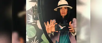 La actriz se une a la tendencia No Make - up Salma Hayek se muestra en redes sociales sin maquillaje