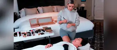 Parece que Kim Kardashian tiene una nueva idea de negocio ¿Kim Kardashian ahora se dedicará a maquillar muertos?