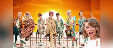 BTS desplaza a Taylor Swift BTS: video bate récord histórico mundial y desplaza a Taylor Swift