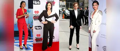 Esta es la tendencia de moda que tú también puedes optar Las prendas powersuit son la tendencia de moda de las celebridades