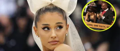 Ariana Grande pasó momento incómodo en funeral de Aretha Franklin Ariana Grande pasó momento incómodo en funeral de Aretha Franklin
