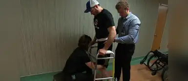 Tres personas vuelven a caminar, gracias a que reconectan el cerebro y la médula Este nuevo sistema de estimulación logra vencer la parálisis