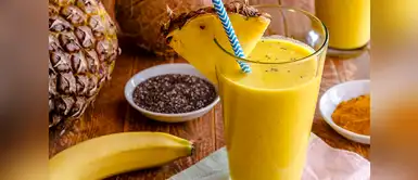 ¡Batido de piña para disfrutar con tu mejor amiga en esta primavera! ¡Batido de piña para disfrutar con tu mejor amiga en esta primavera!