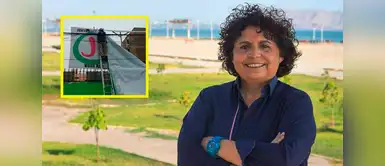 Susel Paredes cumplió su promesa de sacar publicidad política. Candidata a Magdalena da ejemplo al retirar propaganda política