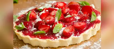 ¿Cómo se prepara el pie de fresa? Aquí te damos la receta de este delicioso postre Endúlzate la noche con este delicioso pie de fresa