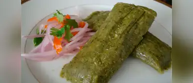 Sorprende a tu familia con este contundente desayuno. Prepara un contundente y rico tamalito verde para el desayuno