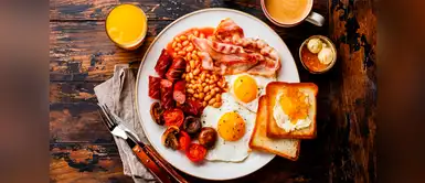 Sorprende a tu familia con este contundente desayuno. Sorprende a tu familia con este delicioso "Desayuno inglés"