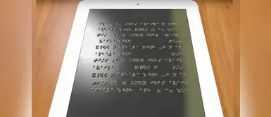 Blitab, la tableta que traduce internet al braille. Mujer crea la primera tablet que permite el uso de internet en braille