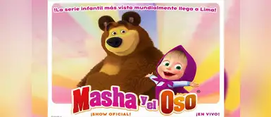 "Masha y el Oso" llega con un cargamento de aventuras e ilusiones a Lima "Masha y el Oso" llega con un cargamento de aventuras e ilusiones a Lima