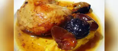 Degusta un exquisito pollo en salsa de dátiles con ensalada de trigo Degusta un exquisito pollo en salsa de dátiles con ensalada de trigo