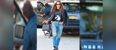 Alessandra Ambrosio te enseña cómo sacarle provecho a los jeans rasgados Alessandra Ambrosio te enseña cómo sacarle provecho a los jeans rasgados
