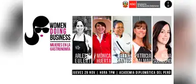 Women Doing Business Mujeres en la Gastronomía Women Doing Business Mujeres en la Gastronomía