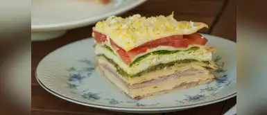 Empieza una excelente semana con esta sabrosa torre de crepes Empieza una excelente semana con esta sabrosa torre de crepes