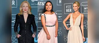 Muchas celebridades se inclinaron por colores pálidos y blancos. Los 20 mejores 'looks' de los Critics' Choice Awards 2019
