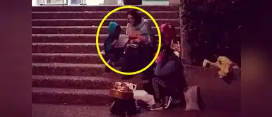 ¡Un ángel de la guarda! Mujer dicta a clases a menor sin recursos en la calle ¡Un ángel de la guarda! Mujer dicta a clases a menor sin recursos en la calle