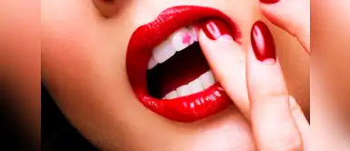 Dile adiós a los dientes manchados de lipstick con estos trucos de belleza Dile adiós a los dientes manchados de lipstick con estos trucos de belleza