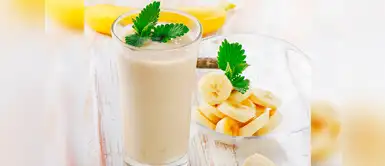Batido de plátano con avena para bajar la barriga y perder peso Batido de plátano con avena para bajar la barriga y perder peso