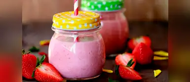 Batido de fresa y avena para lograr tu peso ideal en una semana Batido de fresa y avena para lograr tu peso ideal en una semana