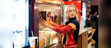 Capitana Marvel: Brie Larson decide atender en dulcería de cine Capitana Marvel: Brie Larson decide atender en dulcería de cine