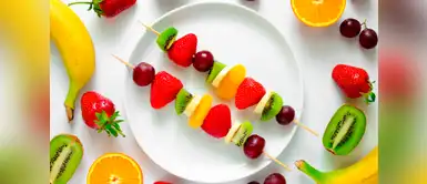 ¡Receta de media tarde! Brochetas de fruta en miel ¡Receta de media tarde! Brochetas de fruta en miel