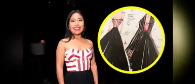 Yalitza Aparicio: actriz homenajeó a su familia con este vestido Yalitza Aparicio: actriz homenajeó a su familia con este vestido