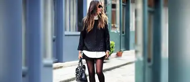 Short con pantimedias: este el outfit que desearás usar en esta temporada Short con pantimedias: este el outfit que desearás usar en esta temporada