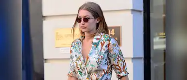 Luce un vestido floreado al estilo de Gigi Hadid Luce un vestido floreado al estilo de Gigi Hadid