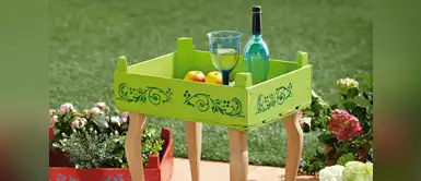 ¡DIY! Recicla y crea una mesa a partir de una caja de frutas ¡DIY! Recicla y crea una mesa a partir de una caja de frutas
