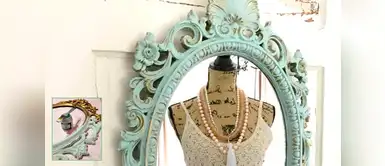 ¡Chalk Paint! Actualiza tu espejo con pintura a la tiza en un triz ¡Chalk Paint! Actualiza tu espejo con pintura a la tiza en un triz